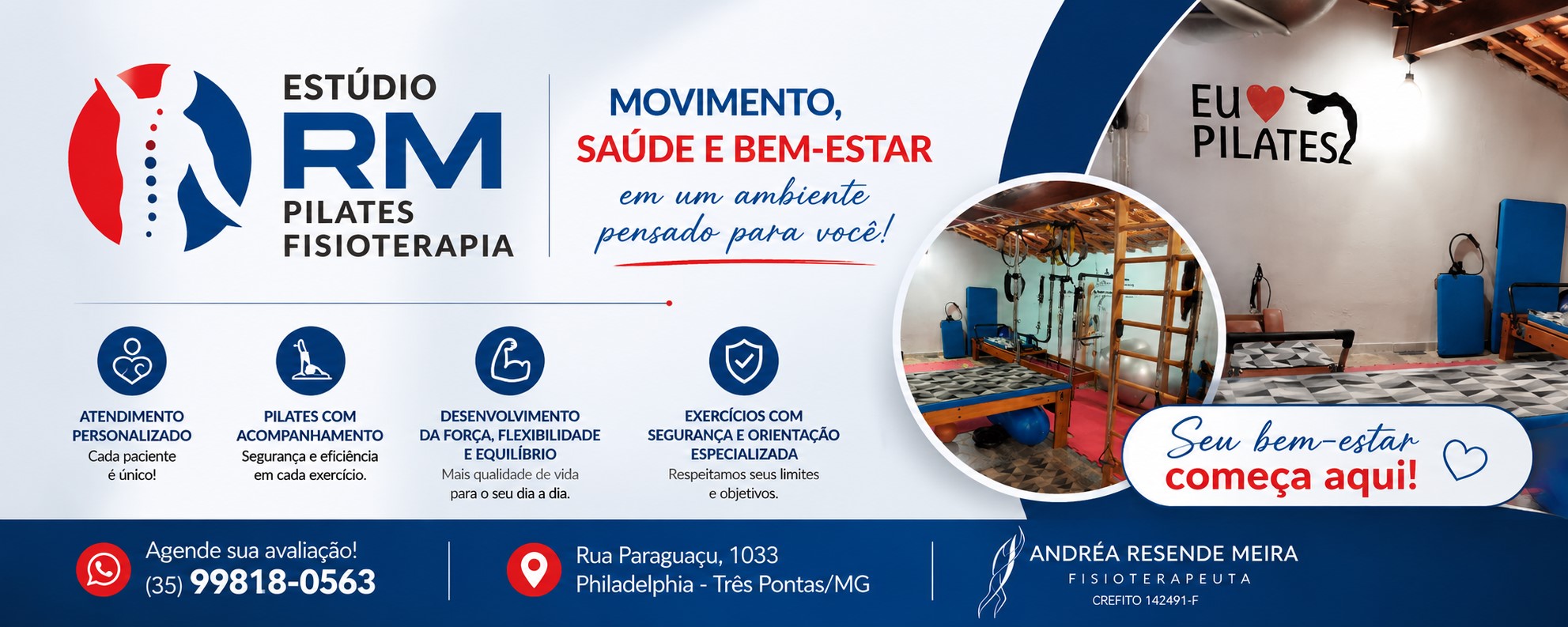 Estúdio RM Pilates e Fisioterapia