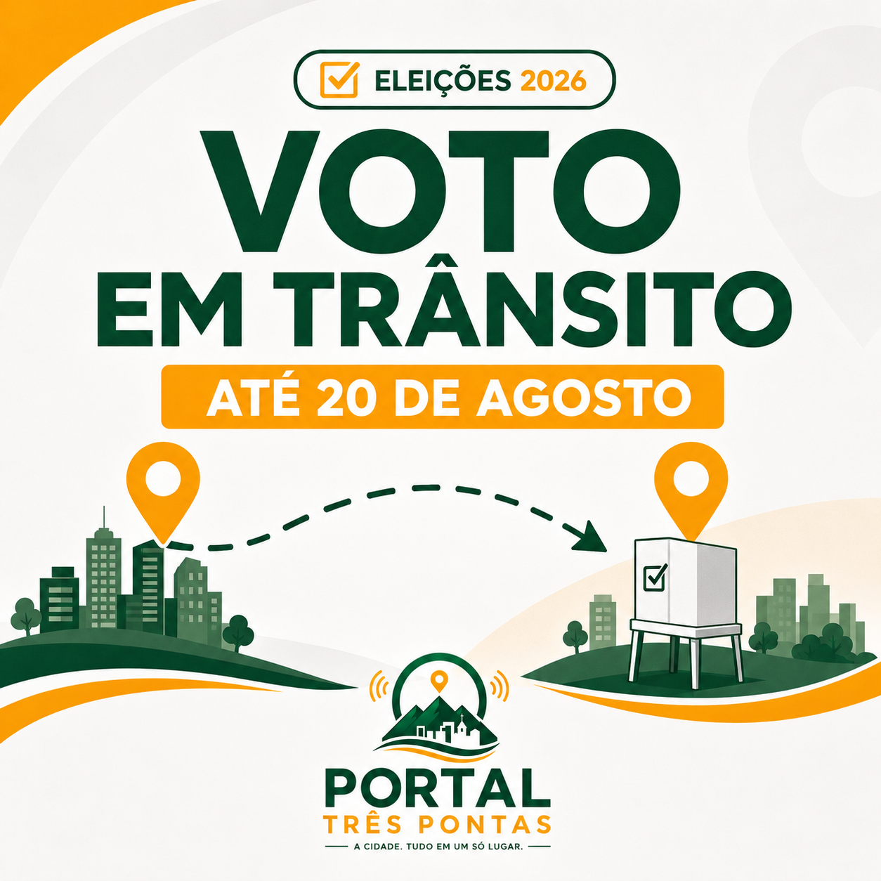 Voto em trânsito termina em 20 de agosto: veja quem pode pedir e como solicitar